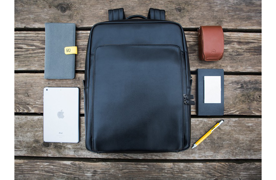 Рюкзак Xiaomi 90 Points Business Backpack Black з гаджетами