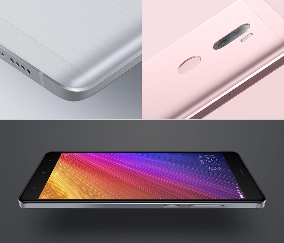 Смартфон Xiaomi Mi 5s Plus в різних ракурсах