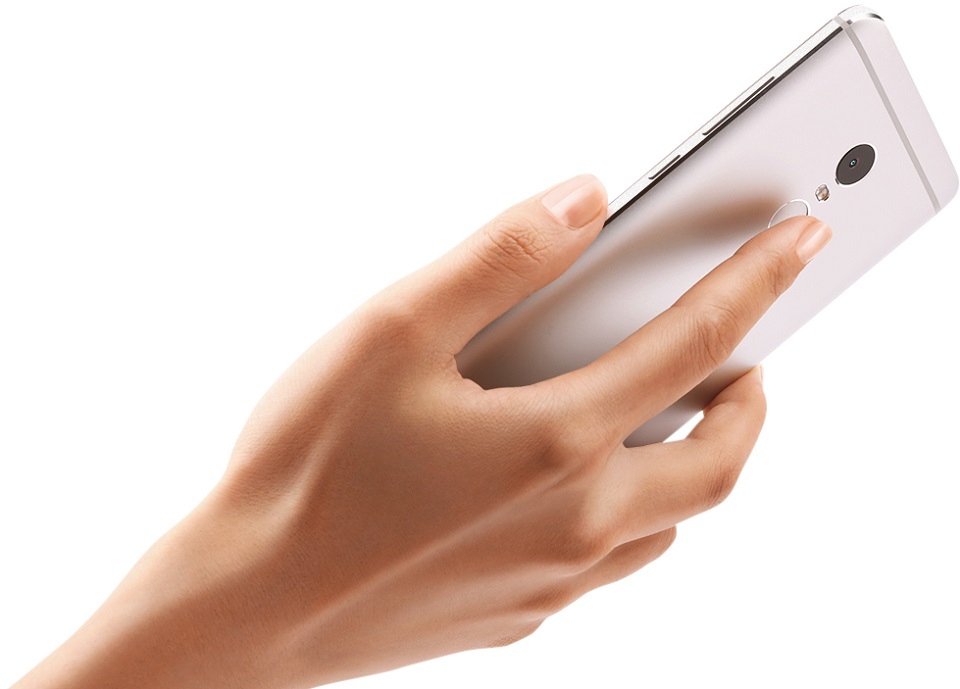 Смартфон Xiaomi Redmi Note 4 демонстрація сканера відбитків пальців