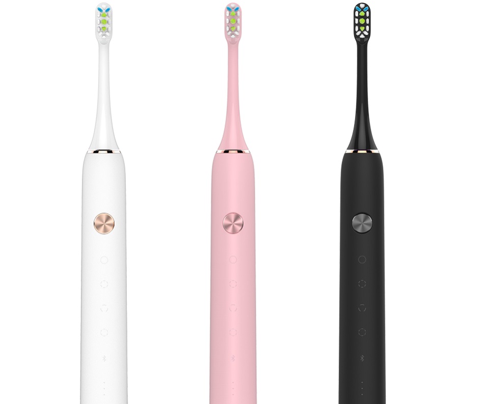 Электрическая зубная щетка SOOCARE X3 в трех цветах: белый, розовый и черный
