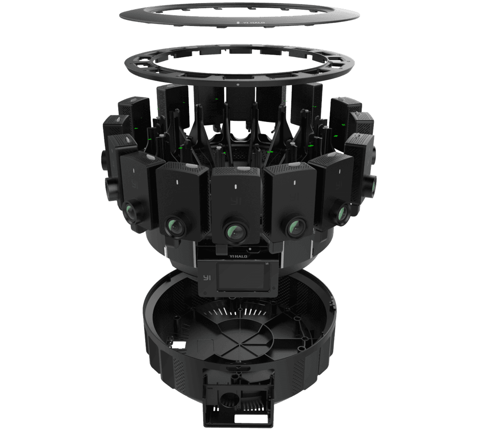 Сферична камера YI HALO конструкція пристрою