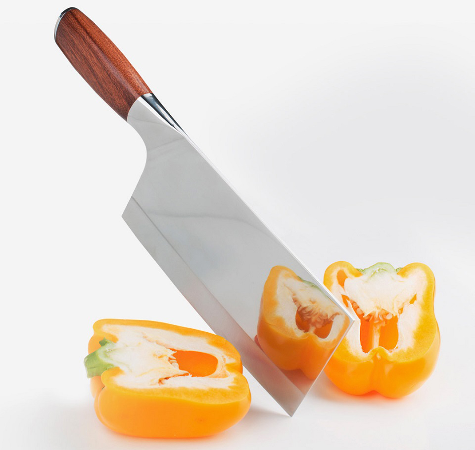 Нож для рубки мяса YiMei LR149 18 cm нарезка сладкого перца