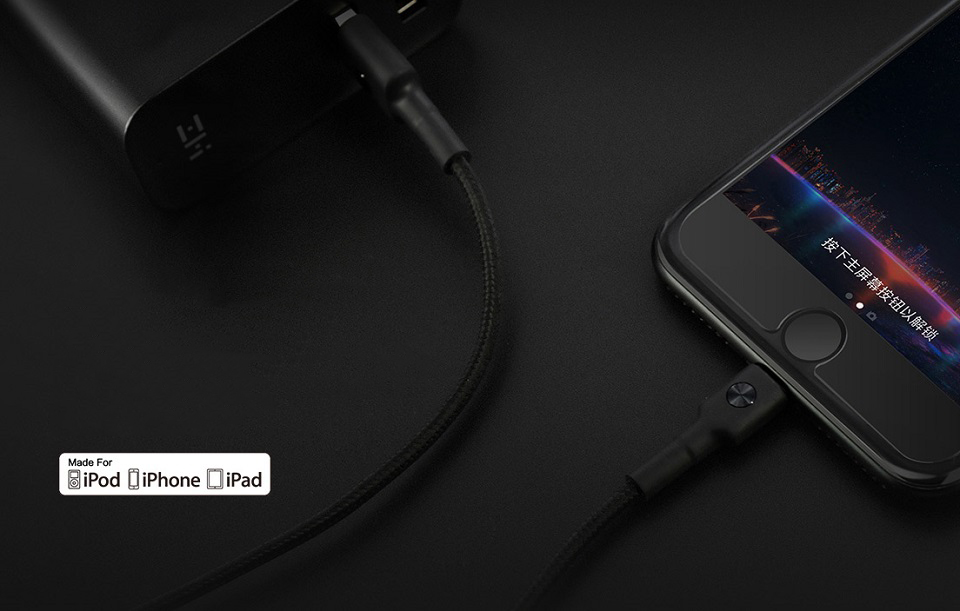 Кабель ZMi AL803 Apple Kevlar Data cable/Micro USB Kevlar зарядка Apple устройств