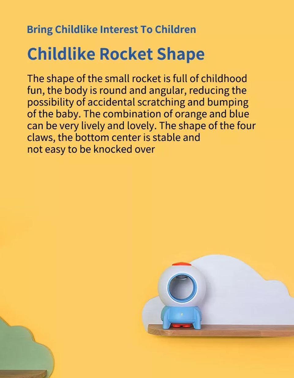 BCASE Rocket Blue детский дизайн