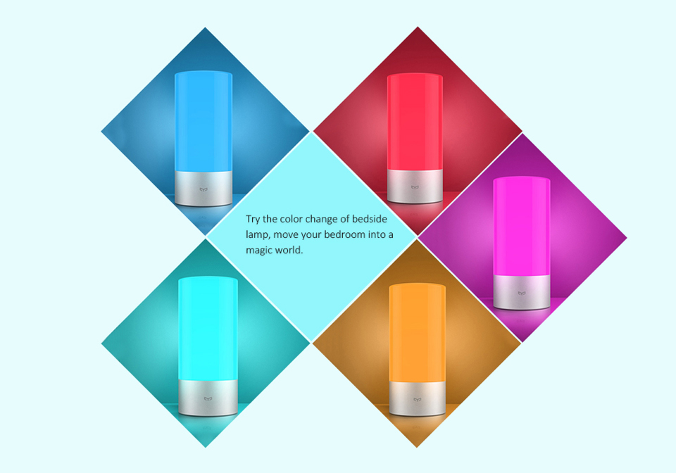 Лампа-нічник Yeelight Bedside LED-lamp кольори