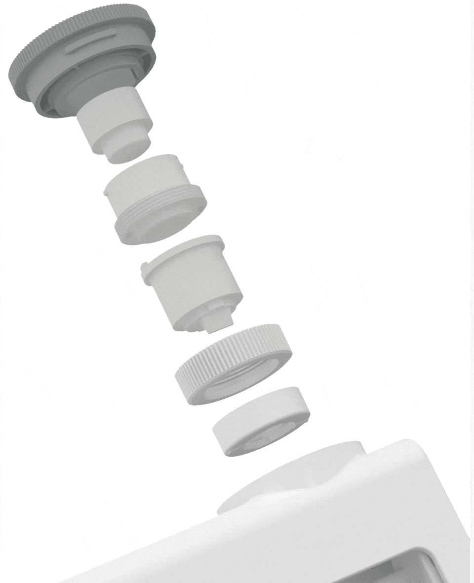 Стерилізатор, тримач зубних щіток з UF Xiaomi Dr.Meng White MKKJ01 конструкція