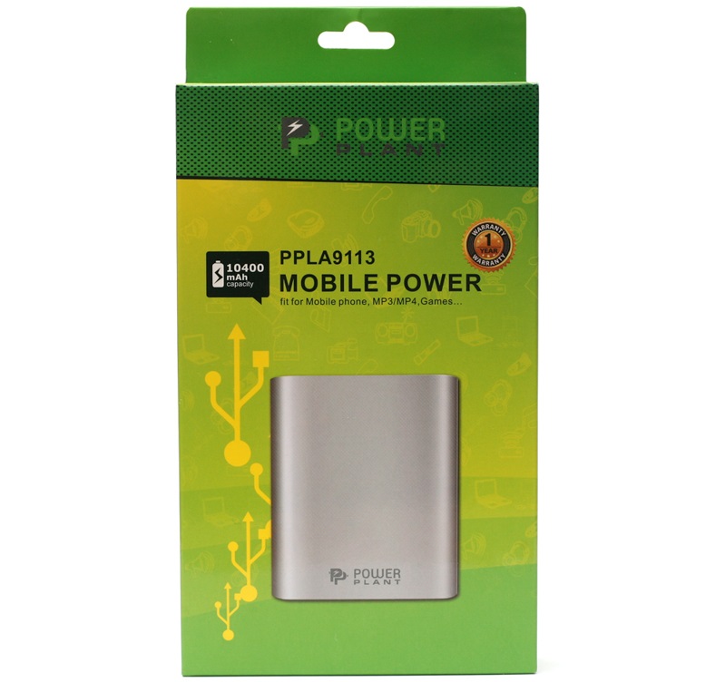 Зовнішній акумулятор (Power Bank) PowerPlant PB-LA9113 (PPLA9113) упаковка