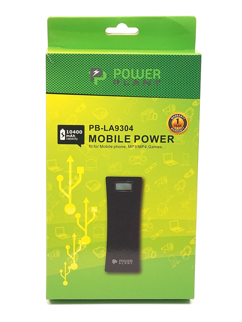 Зовнішній акумулятор (Power Bank) PowerPlant PB-LA9304 (PPLA9304)