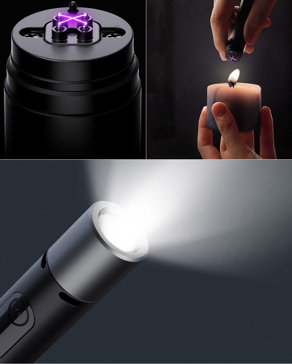 Ліхтарик з електрошокером Xiaomi NexTool Flashlight with electric arc яскраве світло і електрошокер