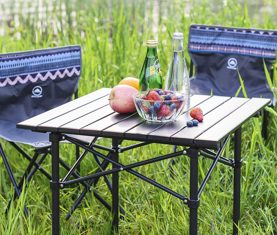 Набор Xiaomi GOCAMP OBS1005 folding picnic table and chair three-piece на природе