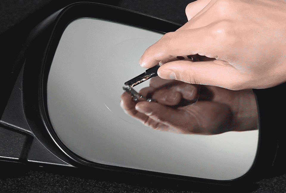 Водоотталкивающая пленка для боковых зеркал автомобиля Guildford GFCFPX888 процесс поклейки прочная