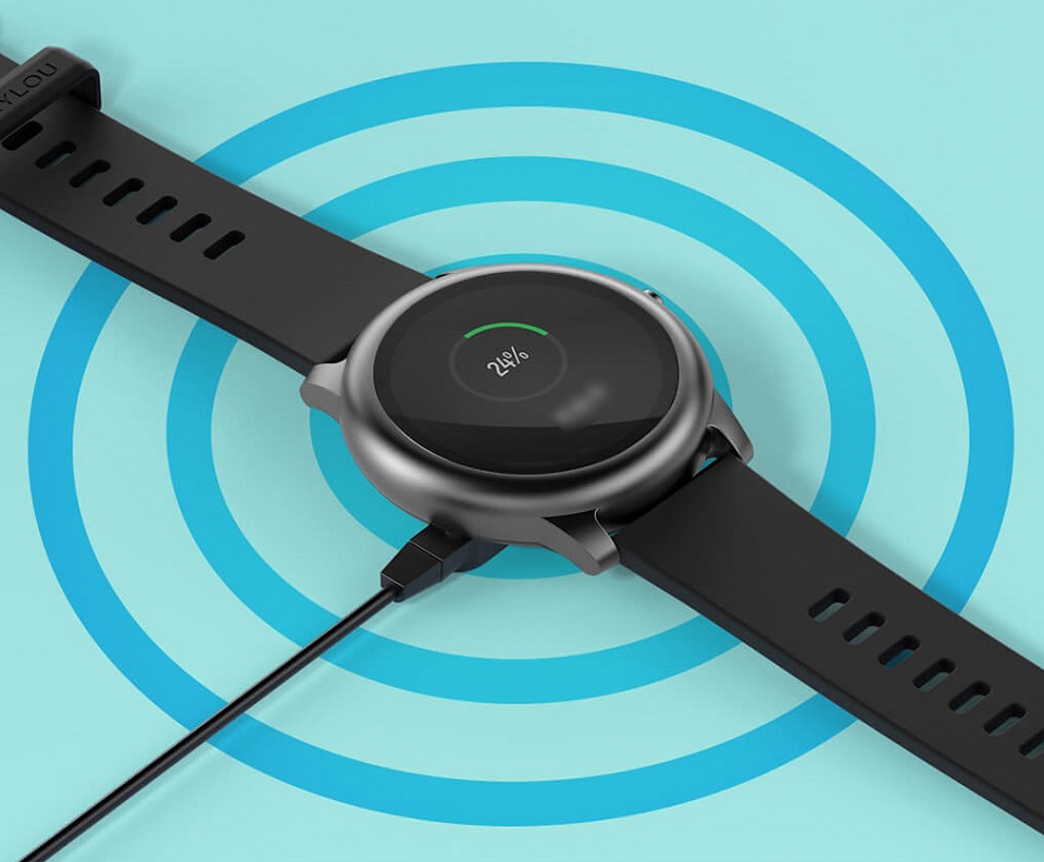 Розумний годинник Xiaomi HAYLOU Smart Watch Solar (LS05) заряджання