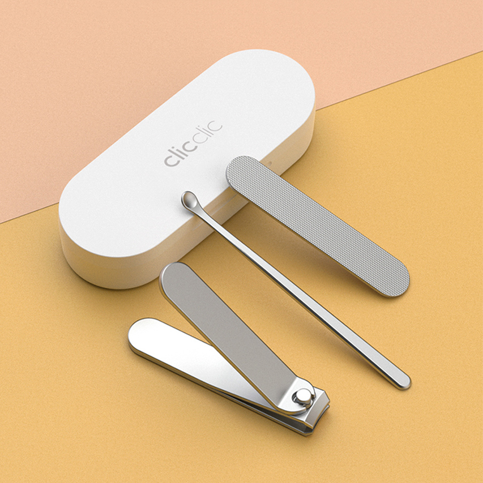 HOTO Clicclic Three-piece Nail Clipper White фото 1