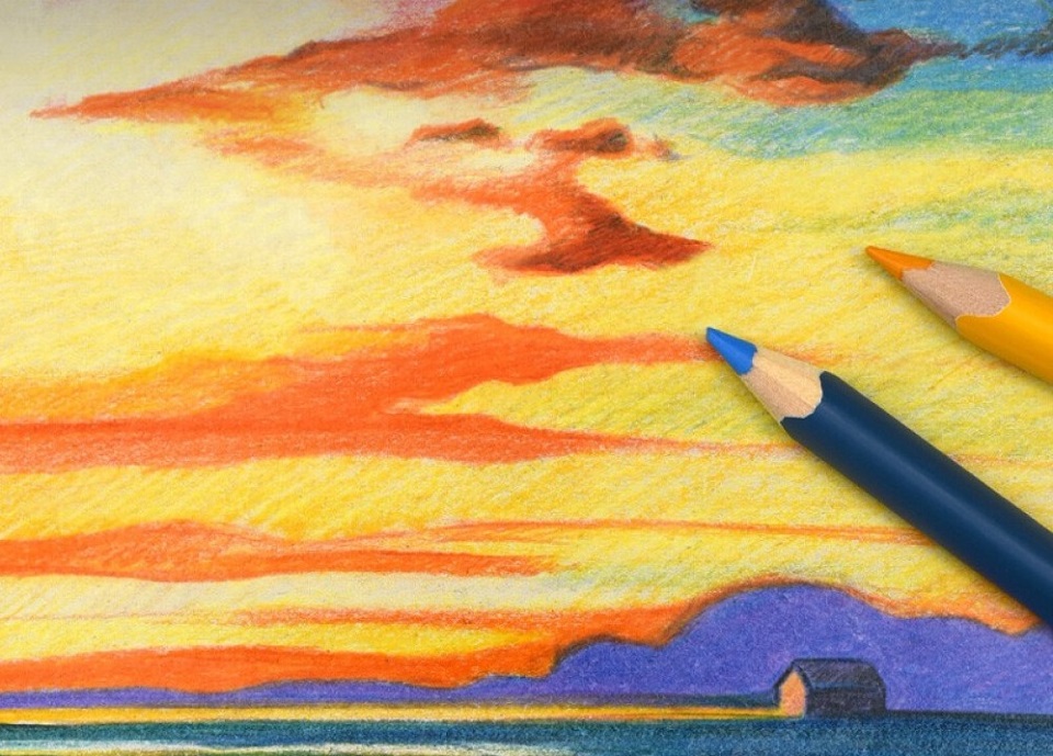 Набір кольорових олівців Xiaomi KACO Art Color 36 Colored Pencil малюнок олівцями