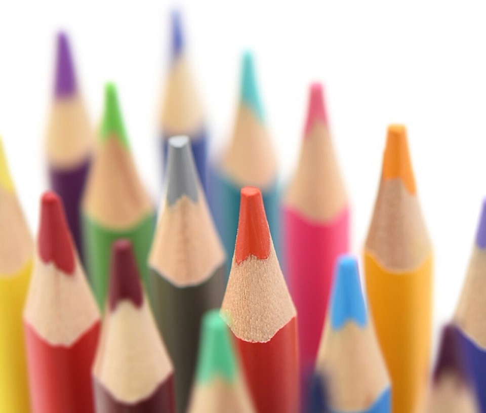 Набір кольорових олівців Xiaomi KACO Art Color 36 наконечники крупним планом