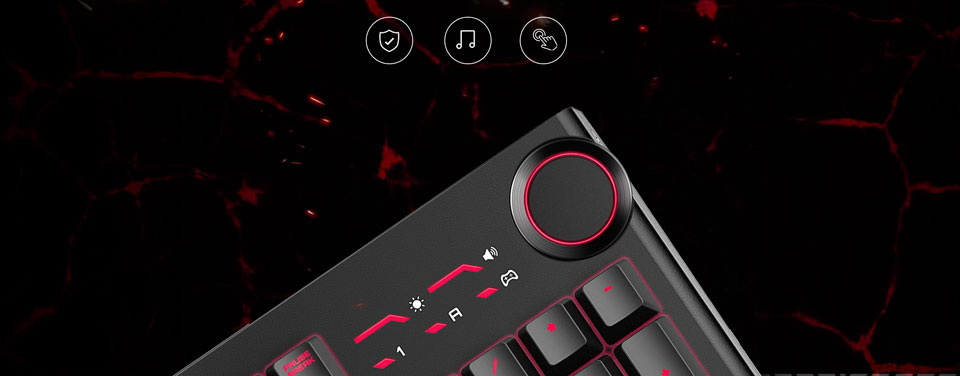 BLASOUL Professional Mechanical Gaming Keyboard USB Black Y520 спеціальна кнопка
