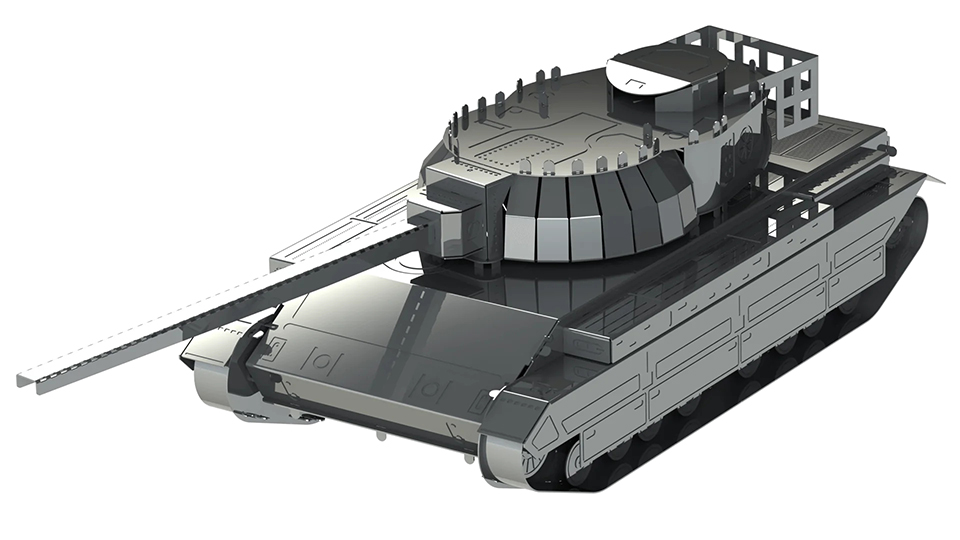 Колекційна модель Metal Time Conqueror FV214 MT069 (World of Tanks) прототип