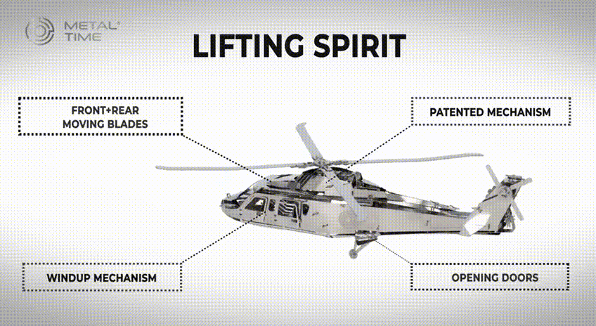 Колекційна модель Metal Time Lifting Spirit MT027 з різних ракурсів