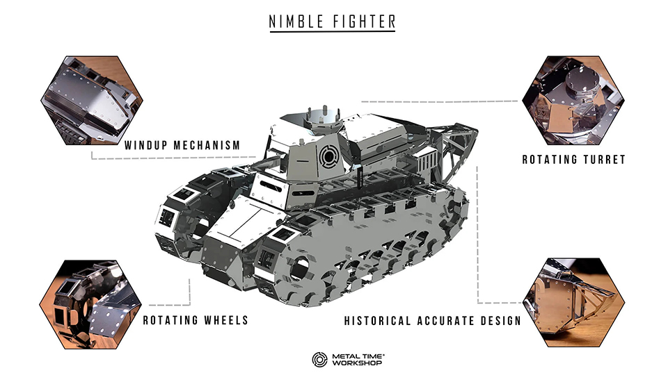 Коллекционная модель Metal Time Nimble Fighter MT010 характеристики