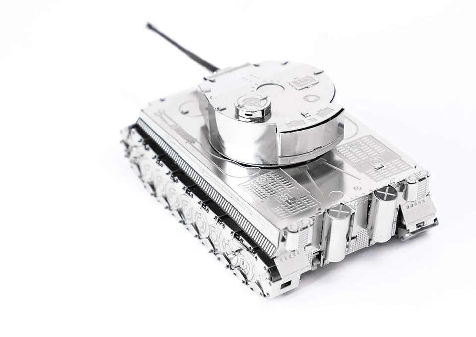 Metal Time Ponderous Panzer Heavy Tank MT020 фото модели на белом фоне