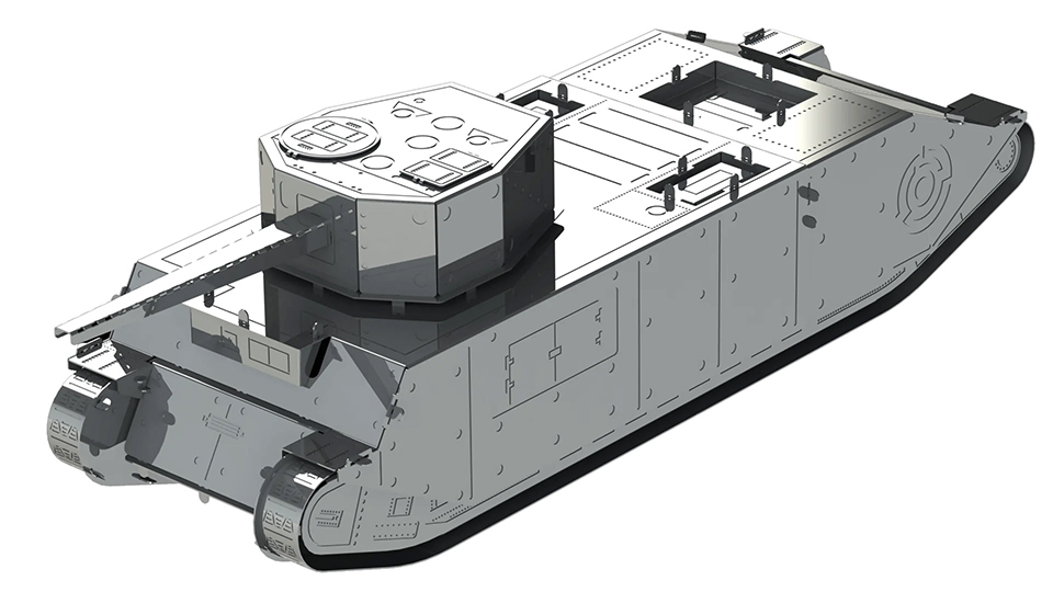 Колекційна модель Metal Time TOG II MT067 (World of Tanks) прототип