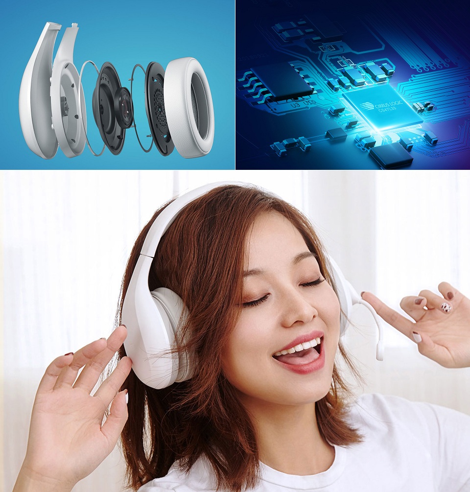 Наушники с микрофоном проводные Mi Karaoke headset элементы конструкции