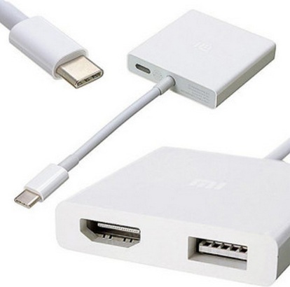 Xiaomi Mi USB-C to HDMI Adapter (CUP4005CN) в різних ракурсах