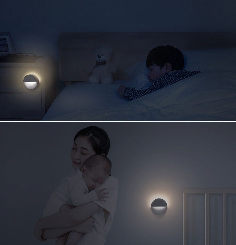 Нічна лампа Mijia Philips Bluetooth Night Light White в дитячій