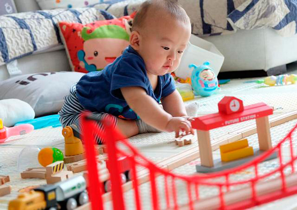 Mitu Toy Train Set 63 Pcs дитяча іграшка