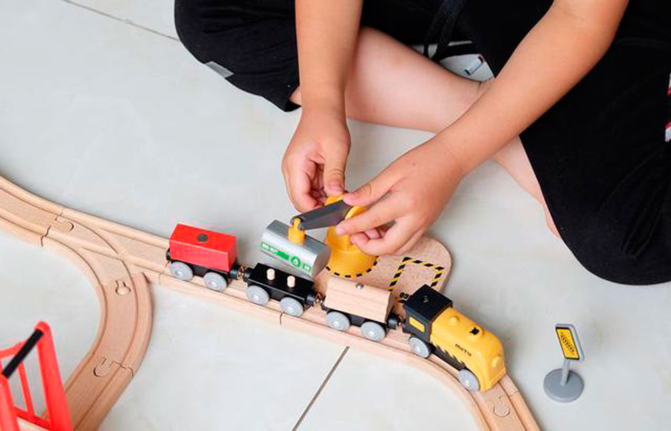 Mitu Toy Train Set 63 Pcs іграшка потяг