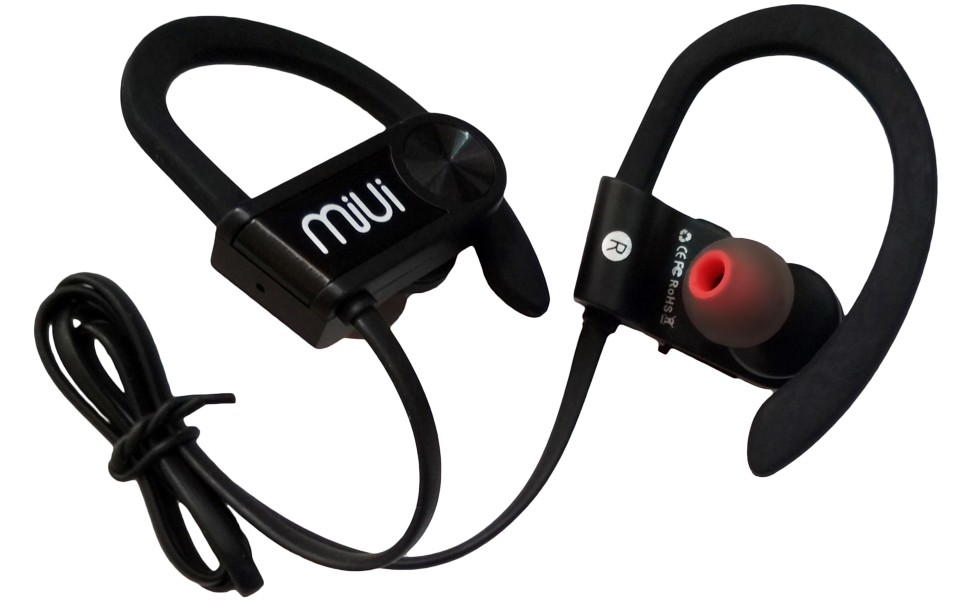 Наушники MiUi Wireless Sports Headphones BT06 в черном цвете