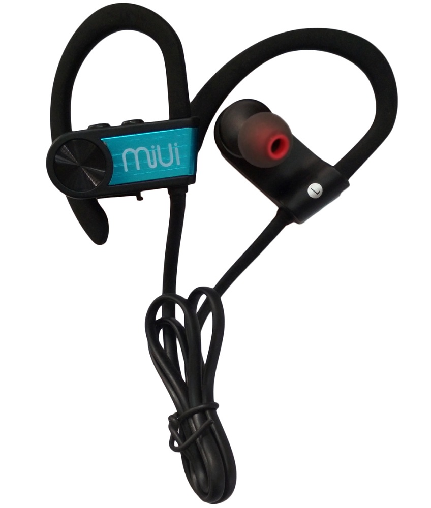 Наушники MiUi Wireless Sports Headphones BT06 в голубом цвете