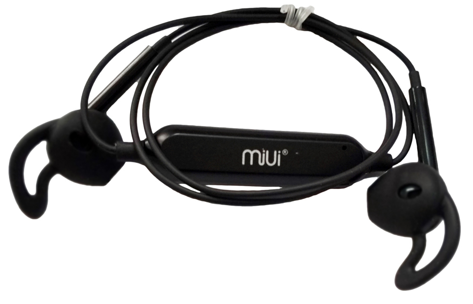 Навушники MiUi Headphones Black BT07 фірмова напис