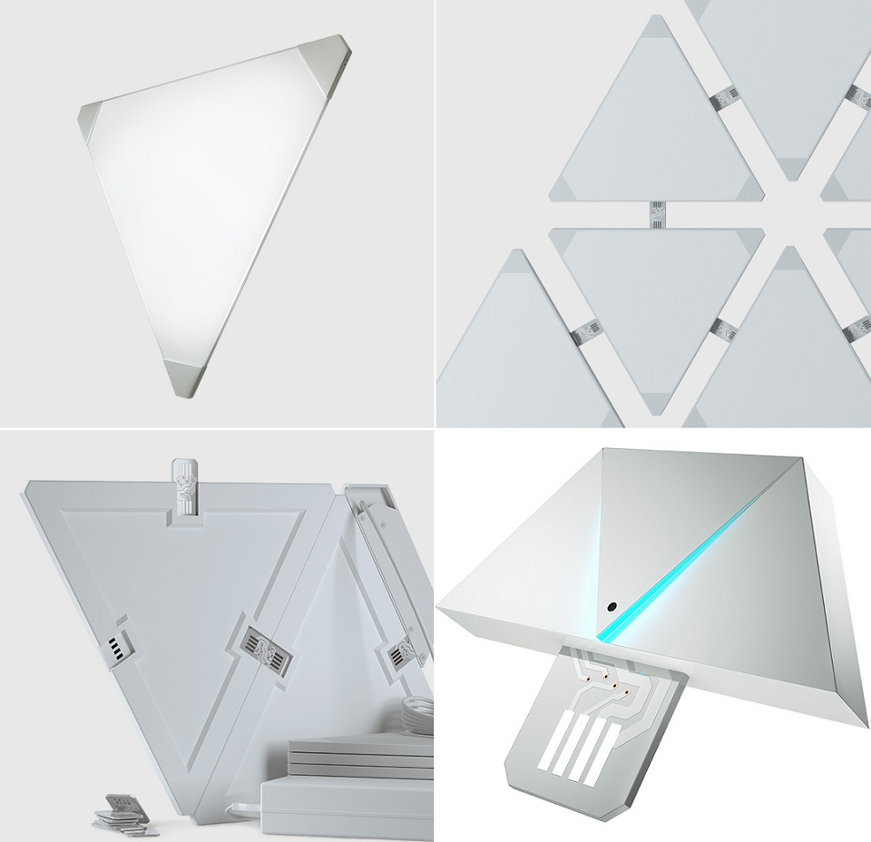 Светильник Nanoleaf Noble Smart Plate 4PK элементы дизайна