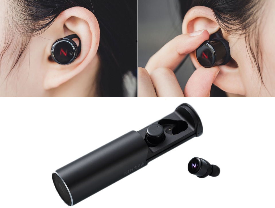 Бездротові навушники / гарнітура Nineka Bluetooth Earbud T1 дизайн