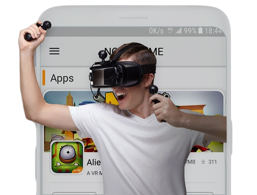 Интерактивный комплект NOLO CV1 Smart VR в игре