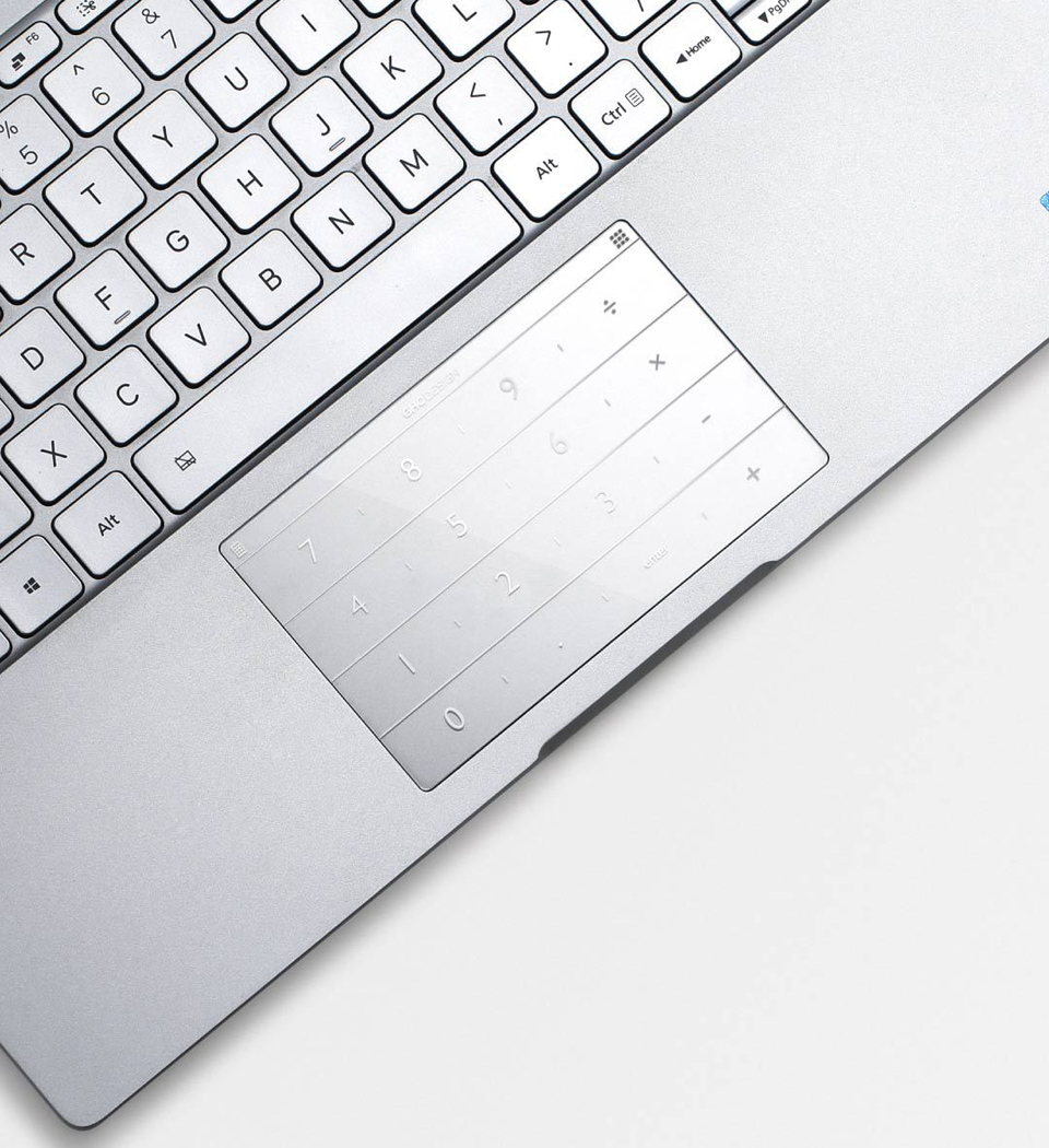 Інтелектуальна клавіатура NUMS Ultra-Thin Smart Keyboard на ноутбуці