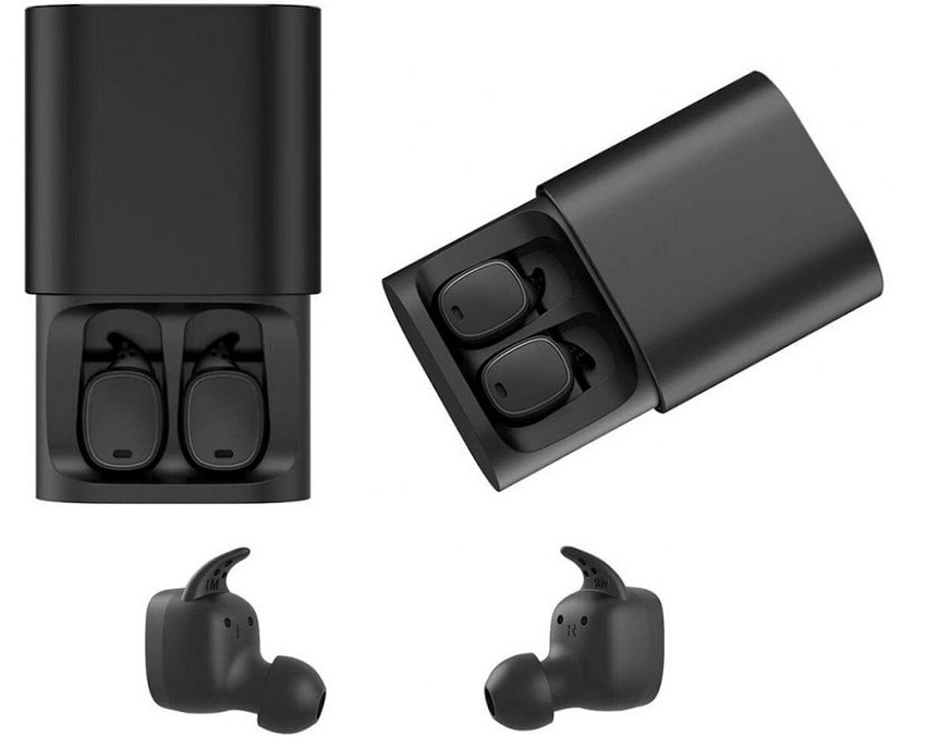 Беспроводные наушники QCY T1 Pro в черном цвете