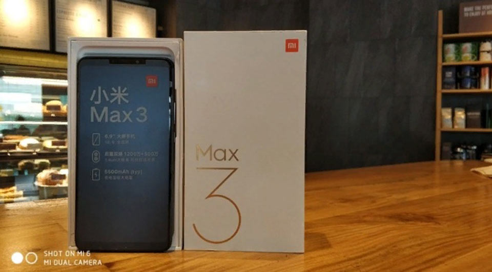 Mi Max 3 упаковка