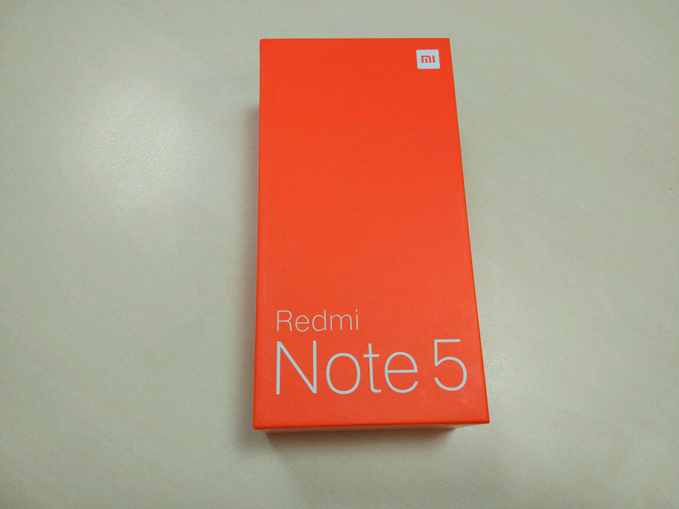 Redmi Note 5 упаковка