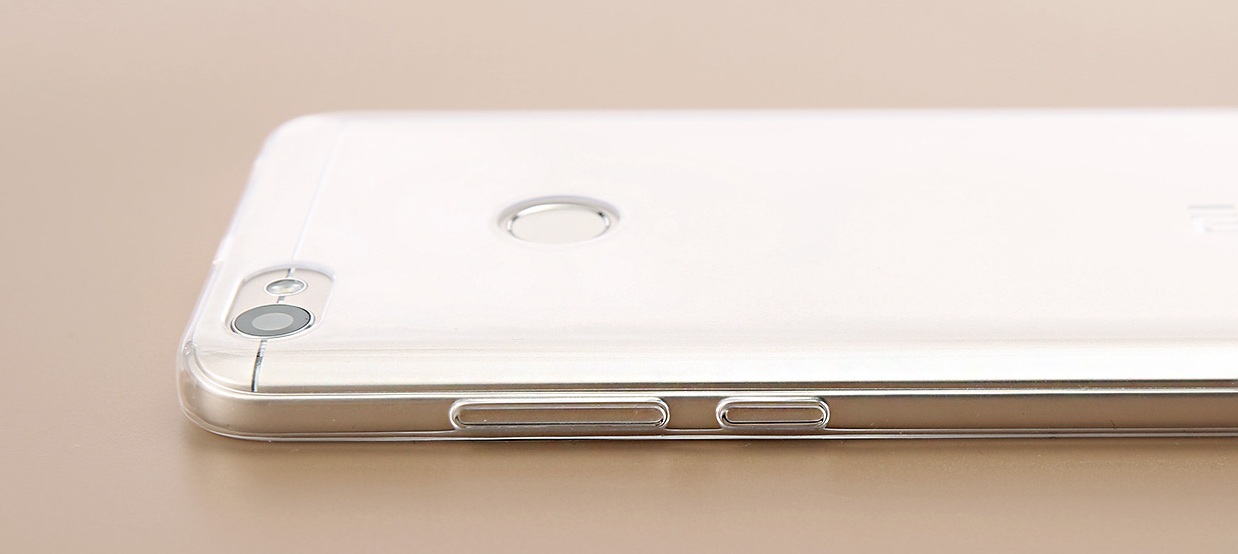 Soft Case для смартфонов Xiaomi RedMi Note 5A Clear ORIGINAL 1173100070 окошко сканнера отпечатков пальцев