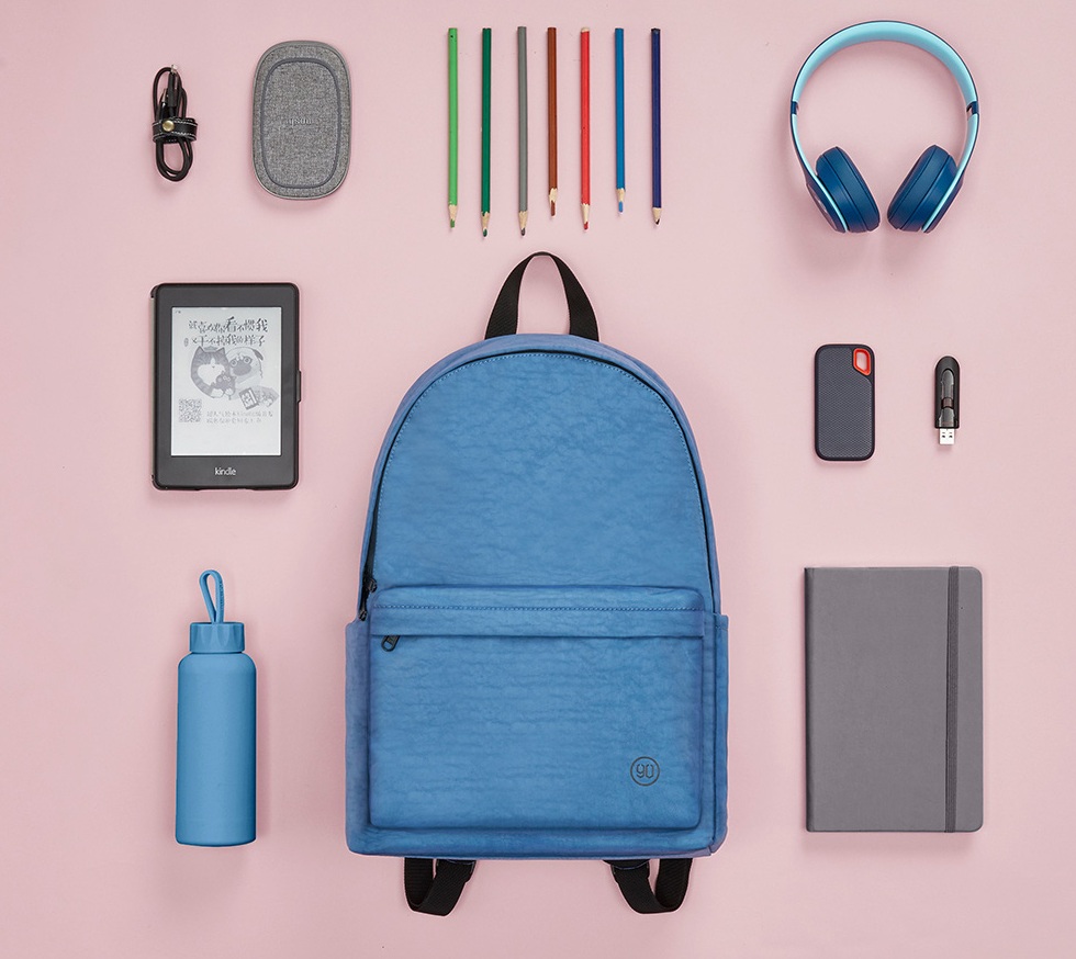 Рюкзак Xiaomi Runmi 90 Ninetygo Youth College Backpack вместимость