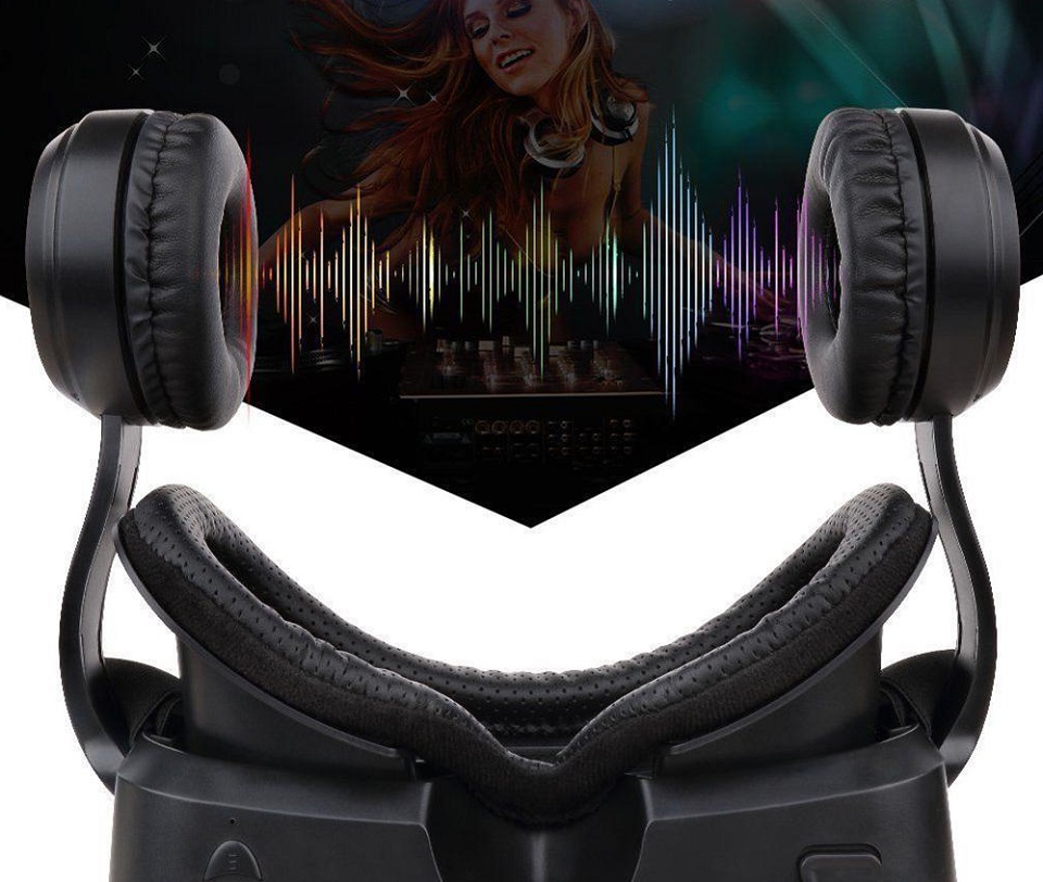 Гарнітура віртуальної реальності Shinecon SC-G04E з навушниками Black навушники