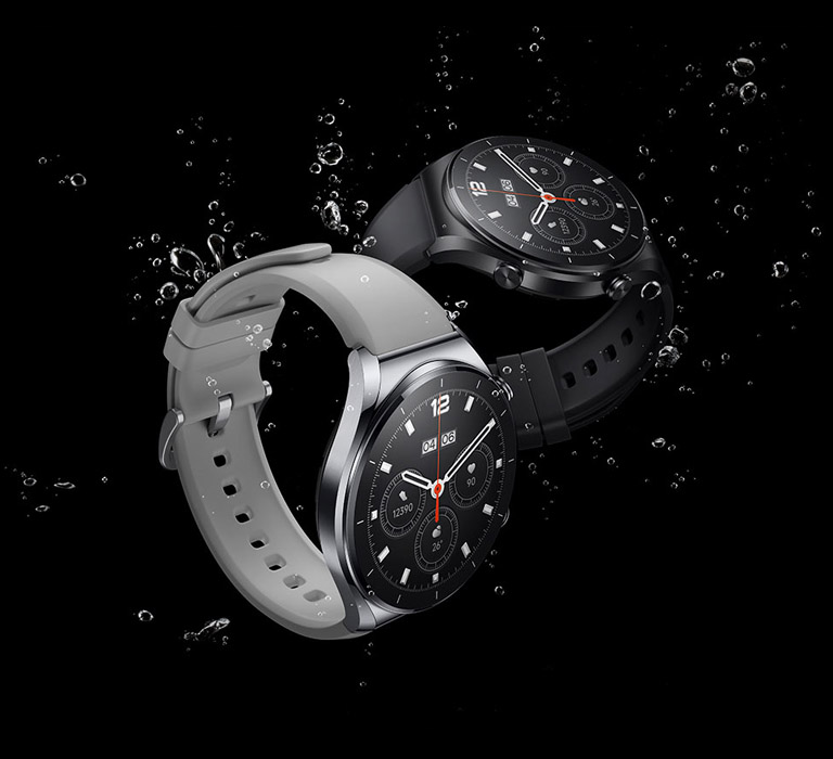 Чорний та сірий смарт годинники Xiaomi Watch S1