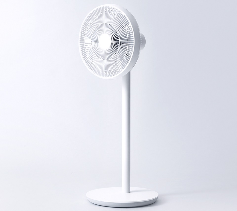 Вентилятор напольный SmartMi ZhiMi DC Electric Fan White ZRFFS01ZM крупным планом