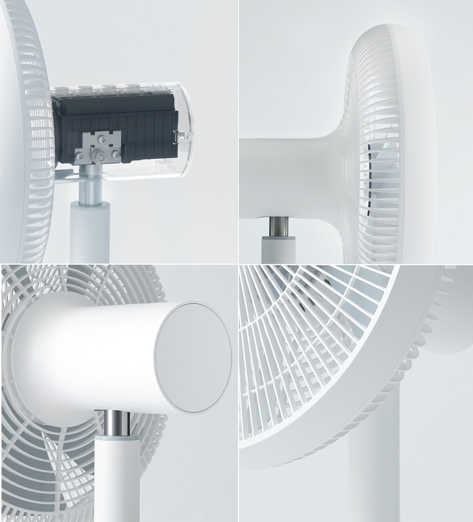 Вентилятор напольный SmartMi ZhiMi DC Electric Fan White ZRFFS01ZM элементы конструкции