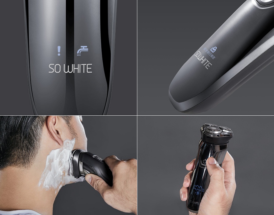 Электробритва SO White 3D Smart shaver Black ES3 система защиты