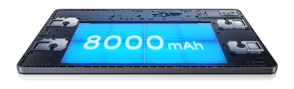 Планшет Redmi Pad акумулятор ємністю 8000 мА·годин