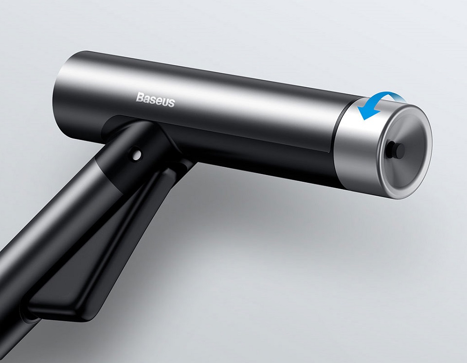 Телескопічний водяний пістолет зі шлангом для миття автомобіля Xiaomi Baseus (CRXC01-A01) вид збоку