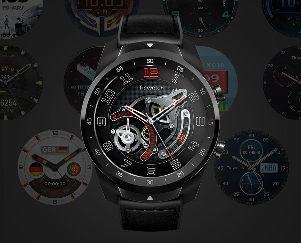 Розумні годинник TicWatch Pro Black WF 12096 заставки на годинник